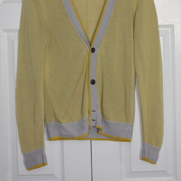 Armani Exchange cotton/linen cardigan medium - Picture 5 of 10